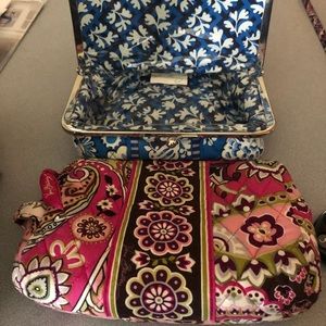 2 Vera Bradley make up bags
